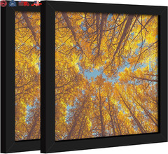 8×8 Picture Frame in Black Set of 2 Display Pictures 8”x8” Wall Mounting Fram