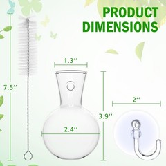 4Pack Window Propagation Stations with Suction Cups for Easy Plant Care