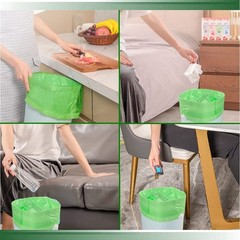 Small Trash Bags, Biodegradable 2.6 Gallon Extra Thick Garbage Bags, Recyclin…