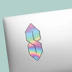 Cool S Drawing Sticker – Funny 90s Kid Millennial Decal for Laptop