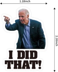 100 Pcs I Did That Biden Stickers,Joe Biden Stickers Funny I Did That – Point…