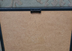 Framed with Matting & Glass ShadowBox Clay Plate Mayan/Aztec Design 8″Square