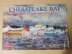 Budweiser 1991 Chesapeake Bay Poster