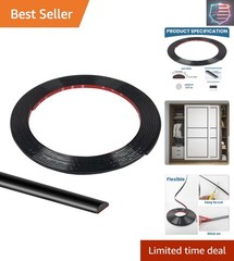 Flexible Wall Molding Trim Self Adhesive Mirror Tape Border 0.4 * 0.1in Peel …