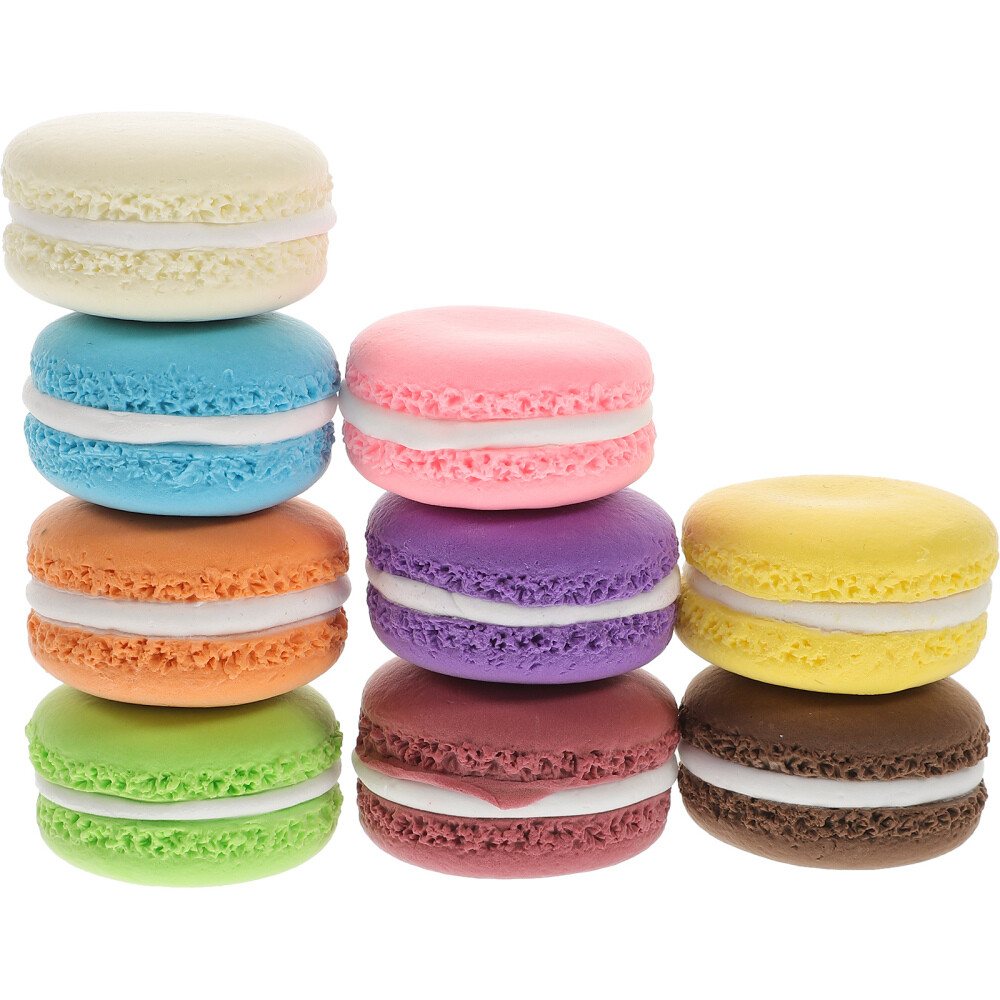 9 Pcs fake cake food model handicrafts plant press set Pretend Play Toy A