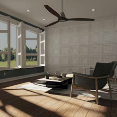 19-5/8-In W X 19-5/8-In H Multiplex Endurawall Decorative 3D Wall Panel