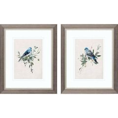 Swatland 2 Piece Framed Canvas Transfer Animal Art Print 11 In. X 9 In.
