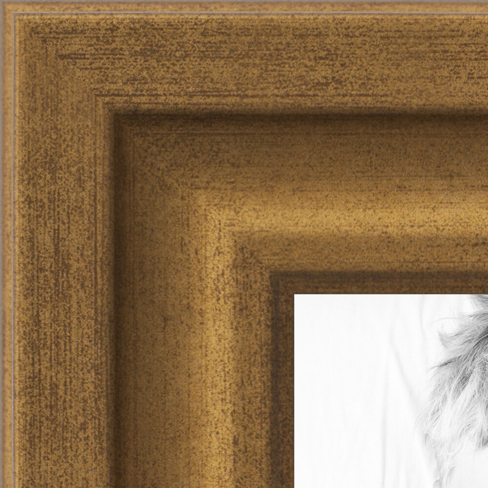 ArtToFrames 1.25″ Custom Poster Frame Muted Gold Glow 4680 Large