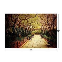 Conservatory Garden Central Park New York City Photo Art Print Poster 18×12