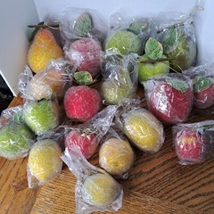Sugared Fruit 18 Pc Variety of Sizes 2»-3.5»