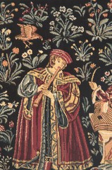 Galanteries European Tapestry – Woven in Belgium – Medieval & Noble Knight Decor