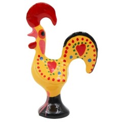 1.5″ Traditional Portuguese Aluminum Good Luck Barcelos Rooster – Set of 6