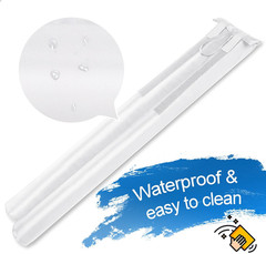 Large Door Draft Stopper 30 Inch for Small Size Bedroom Door Fits 0.5 to 1.7″ Ga