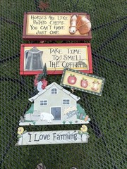 country style farm life vintage wood signs
