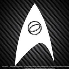 2X Star Trek Science Fleet Insignia Badge 3″ Vinyl Decal Car Window Sticker V2