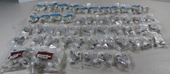 Satin Nickel Hinge Pin Door Stops Mixed Brands Lot of 58 New
