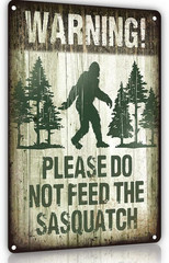 Warning Metal Tin Sign, Vintage Retro Funny Metal Sign for Indoor&Outdoor, Ca…