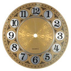 7 In Diameters 180mm Vintage Aluminium Metal Wall Clock for DIAL Face Arabic