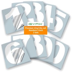 Die Cut Vinyl Numbers Stickers for Mailbox, Signs