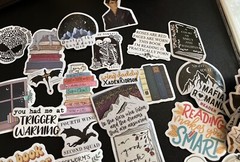 20 Pcs Book Stickers for Kindle Bookish Reading Booktok Stickers Adult Romance