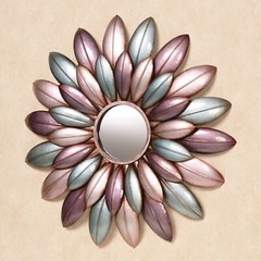 Arris Pastel Mirrored Wall Art Multi Pastel