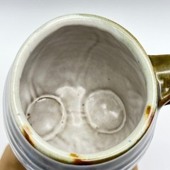 VTG 1981 Five Bridges Art Pottery Cowboy Boot Mug, Hat Vessel Set Western Whimsy