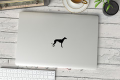 For Greyhound Dog Vinyl Decal Car Window Laptop Dog Silhouette Sticker