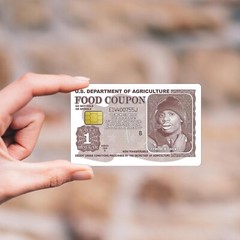 Credit Card Skins Food Stamp EBT Card Sticker Tyrone Biggums 2-Pack