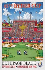 Ryder Cup 2025 Poster | Bethpage Black Golf Wall Art | New York Print Decor
