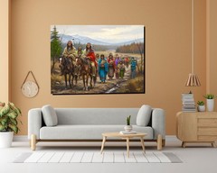 Trail Of Tears Native American Indian Art Historic Oil Painting SN/LE 25 Prints