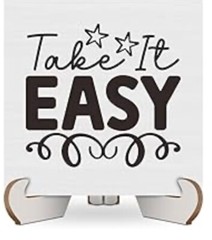 Funny Bathroom Office Desk Decor Wood Sign Rustic Cats Rules Decorative Wood
