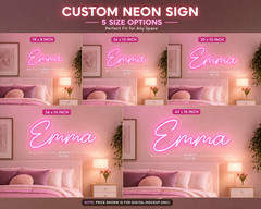 Custom Wedding Neon Sign Personalized Wedding Sign Bridal Reception Light Decor