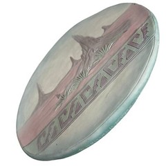 Vintage Southwestern Pastel Round Wall Hanging Home Decor Pink Purple Green