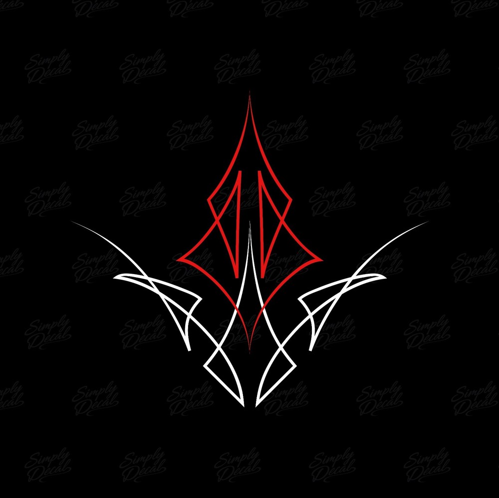Hot Rod Pinstripe Decal – Vinyl Pinstripe Scrolls for Car Truck and Motorcycle