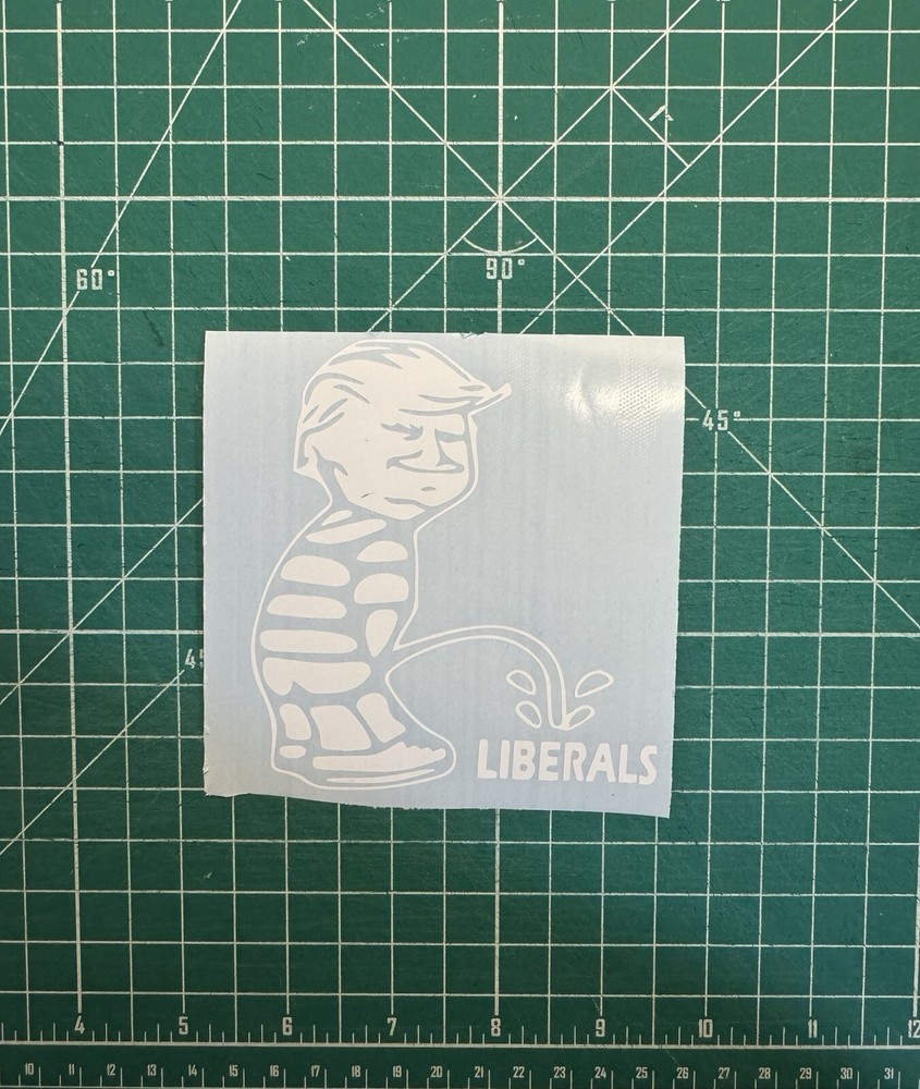 Trump Peeing On Liberals – Vinyl Decal – SHIPS SAME DAY, BOGO, MADE IN THE U.S.A