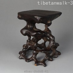 3.9″in Stand Display Hard Wood China New Wood Root Carving Wooden Bonsai Base