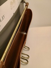 Threshold Mail Pouch With Hooks Entryway Faux Leather