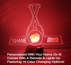 Calgary Flames NHL Hockey Sports Fan Light Up Night Lamp LED Personalized Free
