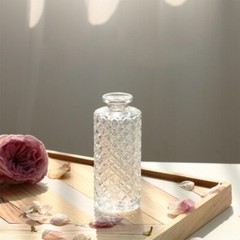 6PCS Same Small Flowers Vases for Mini Clear Glass Bud 6″L x 1″W x 7″H