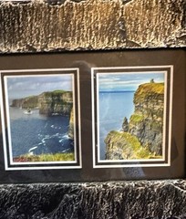 Irish Slate Crafts “Cliffs of Moher” Trio Framed Wall Art Handmade in Ireland