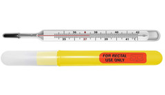 Rectal Use Only Sticker Fluorescent Red Contrast Black Permanent Adhesive 500 Pc