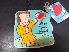 Sandra Magsamen Plaque Follow Your Heart
