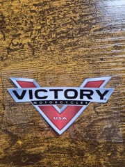 VICTORY MOTORCYCLES USA V UV DTF Decal Sticker Waterproof USA NOT VINYL