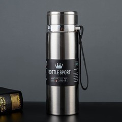 1L Vacuum Insulated Water Bottle – Stainless Steel Thermos for Water, Tea & Coff