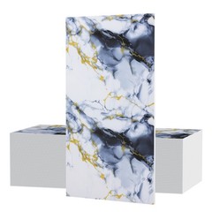 11.8in Peel and Stick Marble Wall Tile Waterproof Self Adhesive Bathroom Decor