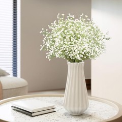 20Pcs Baby Breath Artificial Flowers Fake Babys Breath Gypsophila Flower White