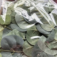 Tigeen 100 Pcs Artificial Eucalyptus Stems Tall 11.8 Inch Tall Faux Eucalyptus
