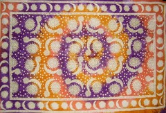 Celestial Tie Dye Tapestry Cotton Wall Hanging 90″ x 60″ Multi Color
