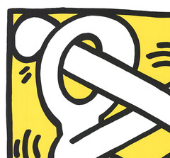 KEITH HARING Art Attack on AIDS, 1988