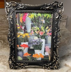 Black Gilded Ornate Picture Photo Frame 5×7 Isaac Jacobs Vertical Or Horizontal